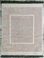 High Geometric Fine Hand Tufted Plush Kilim Rugs | Elegant Decorative Carpets for Living Room Dining Area Entryway | Wool/Silk