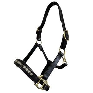 Cabestro de Cuero para Caballo de Polo, Tradicional Argentino, Cosido a Mano, con Hilo Encerado y Herrajes de Latón Resistente Ajustables, de Alta Calidad - Product Image 1