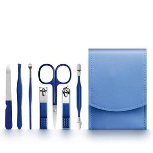 Ensemble de manucure portable de luxe 7 pièces, kits de pédicure, ensemble de coupe-ongles colorés, outils de soins personnels, ciseaux à sourcils - Product Image 5
