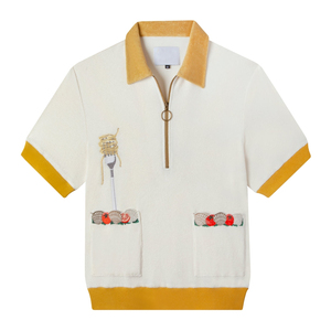 เสื้อเชิ้ตคาบาน่าแขนสั้นสไตล์ดีไซเนอร์สำหรับผู้ชาย สีสั่งทำได้ ผ้าฝ้าย 100% ป้องกันขนร่วง เนื้อผ้านุ่ม ระบายอากาศได้ดี คุณภาพสูง สำหรับฤดูร้อน - Product Image 2