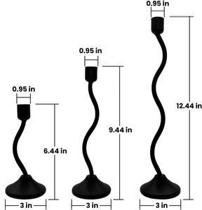 Candelabros largos de Metal de alta calidad nórdicos para uso doméstico, Decoración de mesa navideña, ambiente de iluminación a precio mayorista - Product Image 4