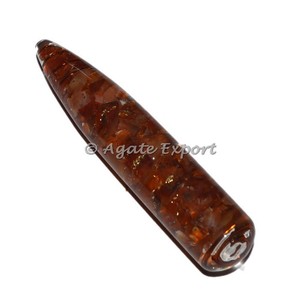 Varitas de orgonita de punto de Chakra para protección curativa EMF - Product Image 5