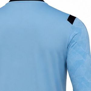 <b>Light</b> Blue Rugby Jersey Long Sleeve Men's Team Sports Uniform Shirt Match Training Wear Outdoor Athletic Apparel Game Clothing - Product Image 3