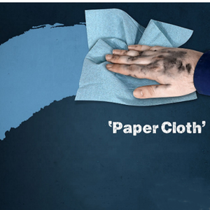 Woodpulp trắng ánh sáng trọng lượng công nghiệp gạt nước với trung tâm kéo pop-up hộp khăn lau cửa hàng cuộn khăn - Product Image 3