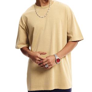 Camiseta de Alta Calidad con Hombros Caídos, Personalizable, 100% Algodón, Manga Larga, Ligera, Unisex, con Logotipo Personalizado, Lisa, para Hombre, Talla Grande - Product Image 1