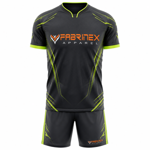 Customized Pakistan Version Club Football Uniform Sublimation Full Set <b>Soccer</b> Wear Cheap Price Striped <b>Soccer</b> Suit - Product Image 5