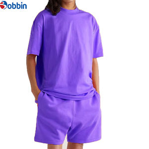 Ensemble T-shirt et short unisexe confortable, imprimé, décontracté, nouvelle collection été, personnalisable, respirant, pour homme - Product Image 3