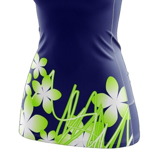 Uniformes de Netball Personalizados con Transferencia Térmica, Antibacterianos, de Nailon, Ajustados, sin Mangas, Faldas y Tops de Moda, Unisex para Adultos - Product Image 3