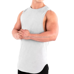 Camisetas de Gimnasio Personalizadas para Hombre, 100% Algodón, Secado Rápido, Transpirables, para Entrenamiento Físico, Venta al por Mayor, OEM Personalizado para Correr - Product Image 1