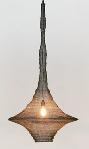 Luminaire suspendu LED en fer tissé à la main Sonnet Decor, design bohème moderne, lumière blanche chaude 3500K, CRI 80, résidentiel - Product Image 3