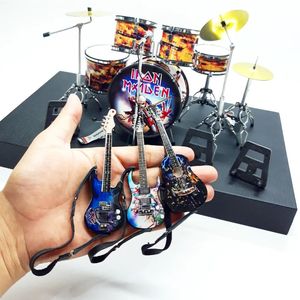 Guitarra y Batería en Miniatura de la Famosa Banda Iron Maiden |   Caja Exclusiva Gratuita para Figuras de Acción - Product Image 2