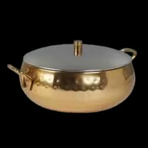 Casserole en métal de qualité supérieure, récipient durable pour aliments chauds, pour la cuisine à domicile, la table à manger, le service et le stockage des aliments, utilisation quotidienne - Product Image 6