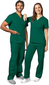 Custom Hospital <b>Scrub</b> Suit V Neck Top Matching Pants Professional Medical Uniform Set Unisex Design - Product Image 6