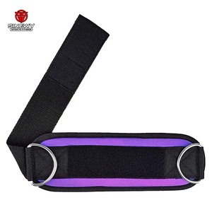 Correas de Tobillo para Gimnasio y Fitness con Anillo en D, Diseño Personalizado con Logotipo, para Protección en Entrenamientos de Piernas - Product Image 4