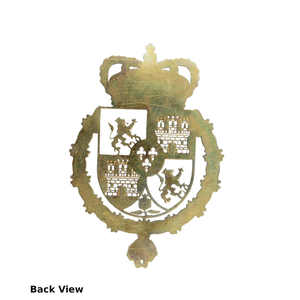 Badge personnalisé en métal avec motif couronne et lion, à attacher, sans nickel, style classique, décoration tendance, fait main - Product Image 5