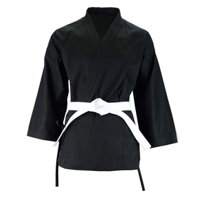 Tenue de karaté légère et extensible 100 % coton, manches longues, sur mesure, ensembles unis, vente en gros professionnelle - Product Image 4