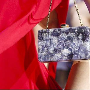 Bolso de Mano de Noche para Mujer, Hecho a Mano, de Resina y Cristal, Accesorio de Moda de Lujo - Product Image 6