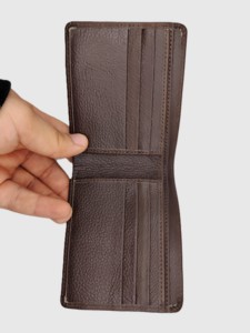 Portefeuilles pour hommes en cuir véritable de haute qualité, porte-cartes multi-emplacements, logo personnalisé, porte-cartes pour hommes, vente en gros OEM, doublure protégée RFID - Product Image 4