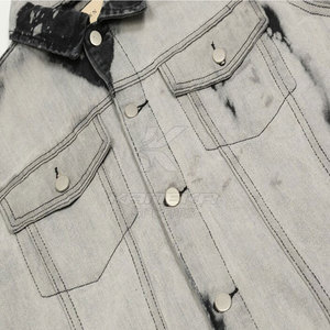 Chaqueta de Mezclilla de Invierno para Hombre, Estilo Moderno Premium, 100% Algodón con Forro Polar, Cómoda, Servicio OEM, Ropa Casual Diaria - Product Image 5
