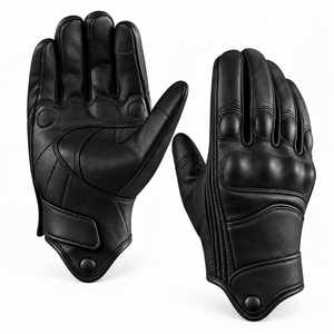 Gants de moto unisexes en cuir respirants pour l'été, équipement de motard tout-terrain, vente en gros - Product Image 3