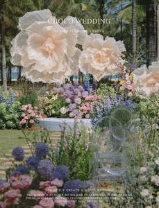 Flores Artificiales LANJO Hechas a Mano con Efecto de Floresación Automática, Flor Gigante con Degradado de Color y Tallo Flexible para Bodas, Día de la Madre, Fiestas y Fotografía - Product Image 3