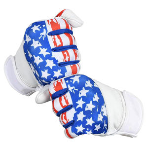 Gants de baseball légers, souples et durables, en cuir antidérapant, avec trous d'aération, double couture, pour jeunes joueurs de softball. - Product Image 2