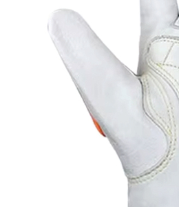 Guantes de Trabajo con Dedos Antideslizantes Naranja, Puño Recto, Guantes de Seguridad de Uso General de 7 oz, Antiestáticos - Product Image 4