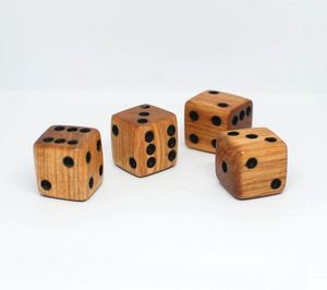 Juego de Dados de Ludo de Madera Tradicional, Natural, Duradero, Liso y Pulido, Juegos de Mesa Clásicos para Reuniones Familiares y Diversión - Product Image 4