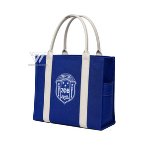 Bolsa de Mano Bordada Personalizada al por Mayor para la Hermandad Zeta Phi Beta - Product Image 1