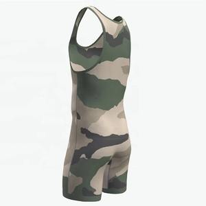 Maillot de lutte 100 % polyester pour homme, qualité supérieure, impression personnalisée sur le devant, impression par transfert OEM, durable, séchage rapide, léger - Product Image 6