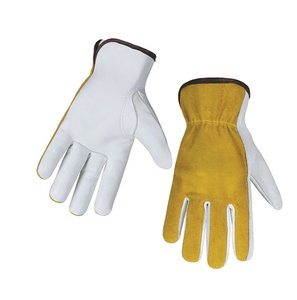 Gants de soudage en cuir de mouton pour hommes, approvisionnement en gros, gants de sécurité industriels robustes, gants mécaniques pour soudage TIG, texture lisse - Product Image 3