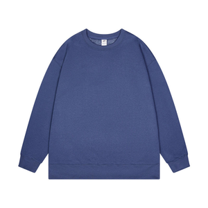 Sudadera de Cuello Redondo para Hombre, Talla Grande, Corte Regular, Color Sólido, Tejido de Algodón, Estilo Casual para Invierno, Anti-Pilling, 300g - Product Image 4
