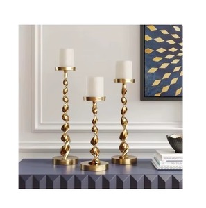 . Reliable production stainless steel ring design candle holders perfect for enhancing the mood of any <b>space</b> - Product Image 6