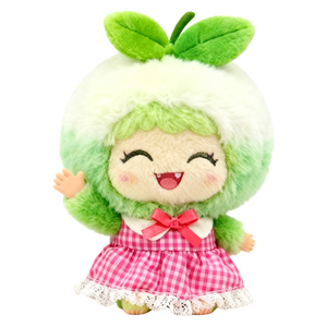 ตุ๊กตากระต่ายน้อยน่ารักอารมณ์โกรธ  จี้ห้อยกระเป๋าเด็ก  ตุ๊กตาขนนุ่มพร้อมหูแมว  ชุดเอี๊ยมสีแดง - Product Image 6