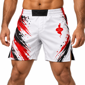 Pantalones Cortos Deportivos de Entrenamiento para Hombre, Ropa de Lucha Atlética, Ligeros, Transpirables, con Cintura Flexible - Product Image 1