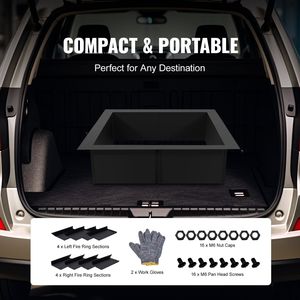 Inserto per Braciere Quadrato Resistente, Diametro Esterno 36x36 e Interno 30x30, Altezza 10 Pollici, in Acciaio al Carbonio, Anello per Braciere Fai-da-Te - Product Image 6