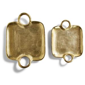 Plateau de service unique en laiton, plat en métal artisanal, vaisselle décorative pour la salle à manger, la décoration intérieure, les restaurants, les hôtels, les mariages, les fêtes et les célébrations - Product Image 5