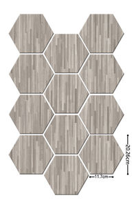 Vinilos Decorativos Hexagonales de PVC SXP Modernos en Oferta, Adhesivos para Pared <span class=keywords><strong>con</strong></span> Efecto Mármol, Autoadhesivos, Impermeables, Decoración para Pared de <span class=keywords><strong>Cocina</strong></span> y Baño - Product Image 2