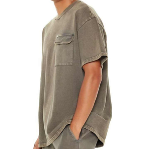 Custom Men's O-<b>Neck</b> Short Sleeve T-Shirt High Quality 100% Cotton Breathable and <b>Light</b> Relax Fit Printed Men's T-shirts - Product Image 3