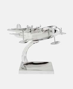 Modelo de Avión Fundido a Presión con Recubrimiento de Níquel, Escala 1:100, con Base, Objeto Decorativo, Accesorios para Oficina y Hogar, Decoración de Interiores - Product Image 4