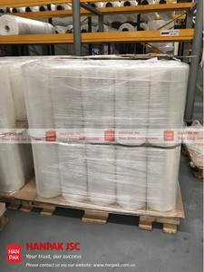 Cast <b>Stretch</b> Film <b>Machine</b> Roll Poly Packaging Pallet Wrapping Food Grade High Stretchable Embossing Moisture Proof Vietnam - Product Image 3