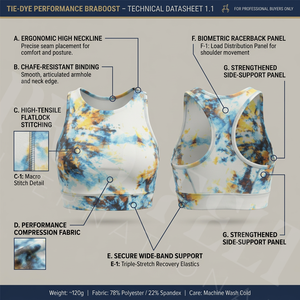 Premium Quality Custom Design Tie Dye Sports <b>Bra</b> Seamless Workout Fitness Yoga Gym Running Stretch Breathable Padded Crop Top - Product Image 2