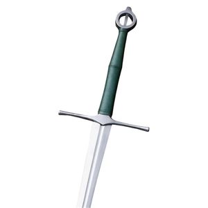 Couteau de combat à lame droite en acier, épaisseur de qualité industrielle, manche en cuir, lame unique non réglable - Product Image 6