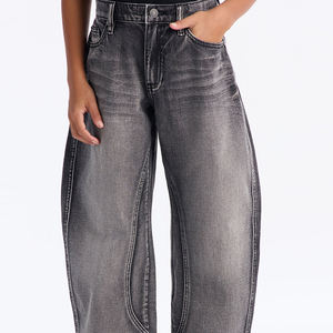 Ropa Casual Holgada de Moda Urbana para Niños con Diseño de Logotipo Personalizado, con Lazos para Cinturón y Cierre de Botón 2026 - Product Image 5