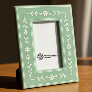 Artisanal Floral Inlay <b>Picture</b> wood <b>Frame</b> High-End Handicraft Decorative <b>Frame</b> <b>for</b> Modern Interior Styling Home Decor <b>Frames</b> - Product Image 1