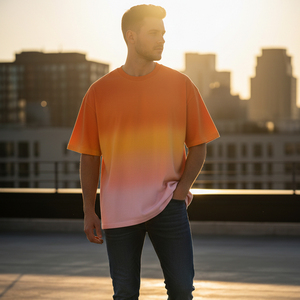 T-shirt unisexe surdimensionné premium coupe régulière tendance 2026 avec logo personnalisé pour vêtements vintage délavés à l'acide et de grammage lourd - Product Image 6