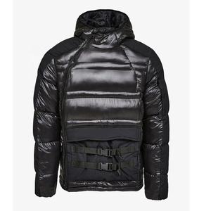 Veste matelassée d'hiver personnalisée avec fermeture éclair sur le côté rembourrée veste utilitaire Streetwear à la mode - Product Image 1
