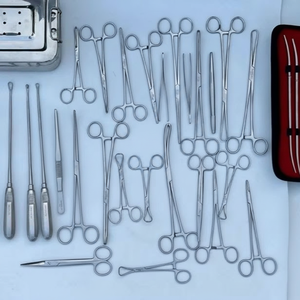 <b>Set</b> of 35 Dilatation Curettage Gynecology Surgical Instruments Curette - Product Image 1