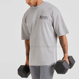 Camiseta Extra Grande de Alta Calidad, Mangas Cortas, Servicio OEM, Diseña Tu Propio Logotipo, Camiseta Extra Grande de Verano - Product Image 2