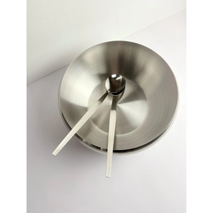 Bol à salade en métal personnalisable de haute qualité avec cuillère pour la décoration de la maison, pour servir les aliments lors de fêtes - Articles de cuisine décoratifs - Product Image 6